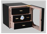 Multiple Wood Temperature Controlled Cigar Humidor Cabinets