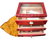 Multiple Wood Temperature Controlled Cigar Humidor Cabinets