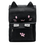 Women's Cat Canvas Backpack