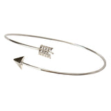 Women's Metal Arrow Bangle