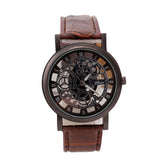 Luxury Stainless Steel Leather Wrist Watch