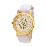 Luxury Stainless Steel Leather Wrist Watch