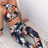 Women's Floral Workout Leggings  Athletic Pants