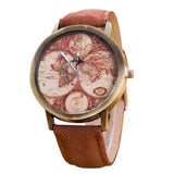 Fashion Women's World Map Watch