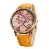 Fashion Women's World Map Watch