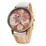 Fashion Women's World Map Watch