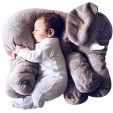 Colorful Giant Stuffed Elephant Pillow